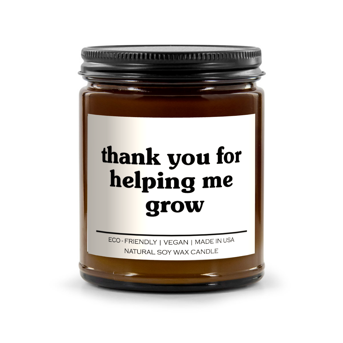 Candle - Thank You For Helping Me Grow