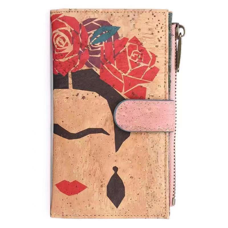 Cork RFID Zip Wallet