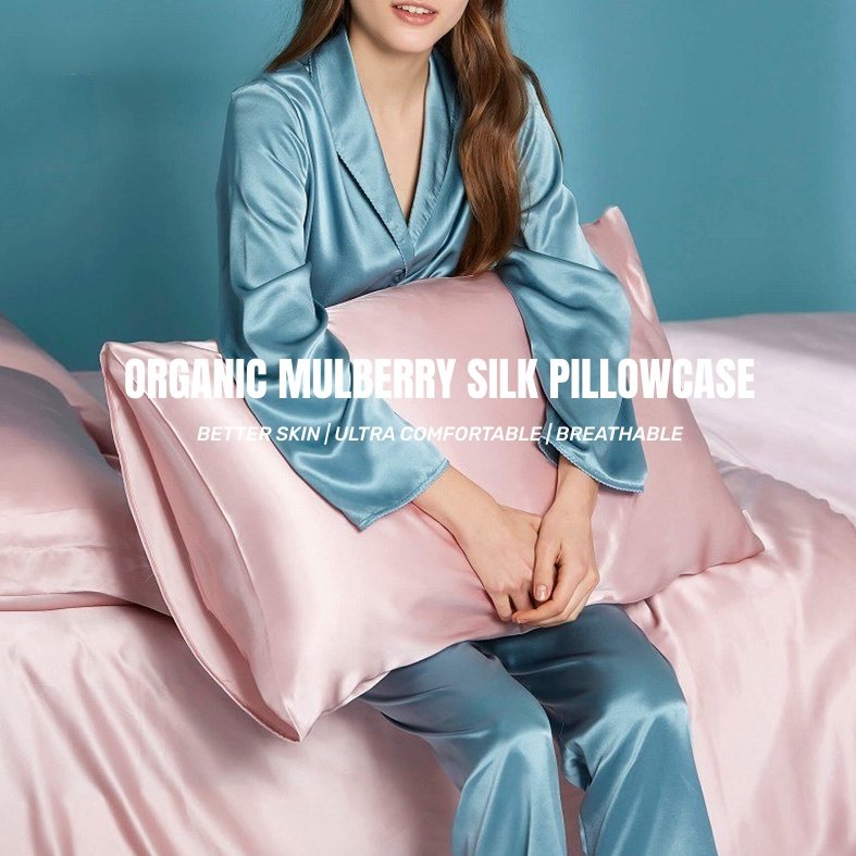 Organic Mulberry Silk Pillowcase