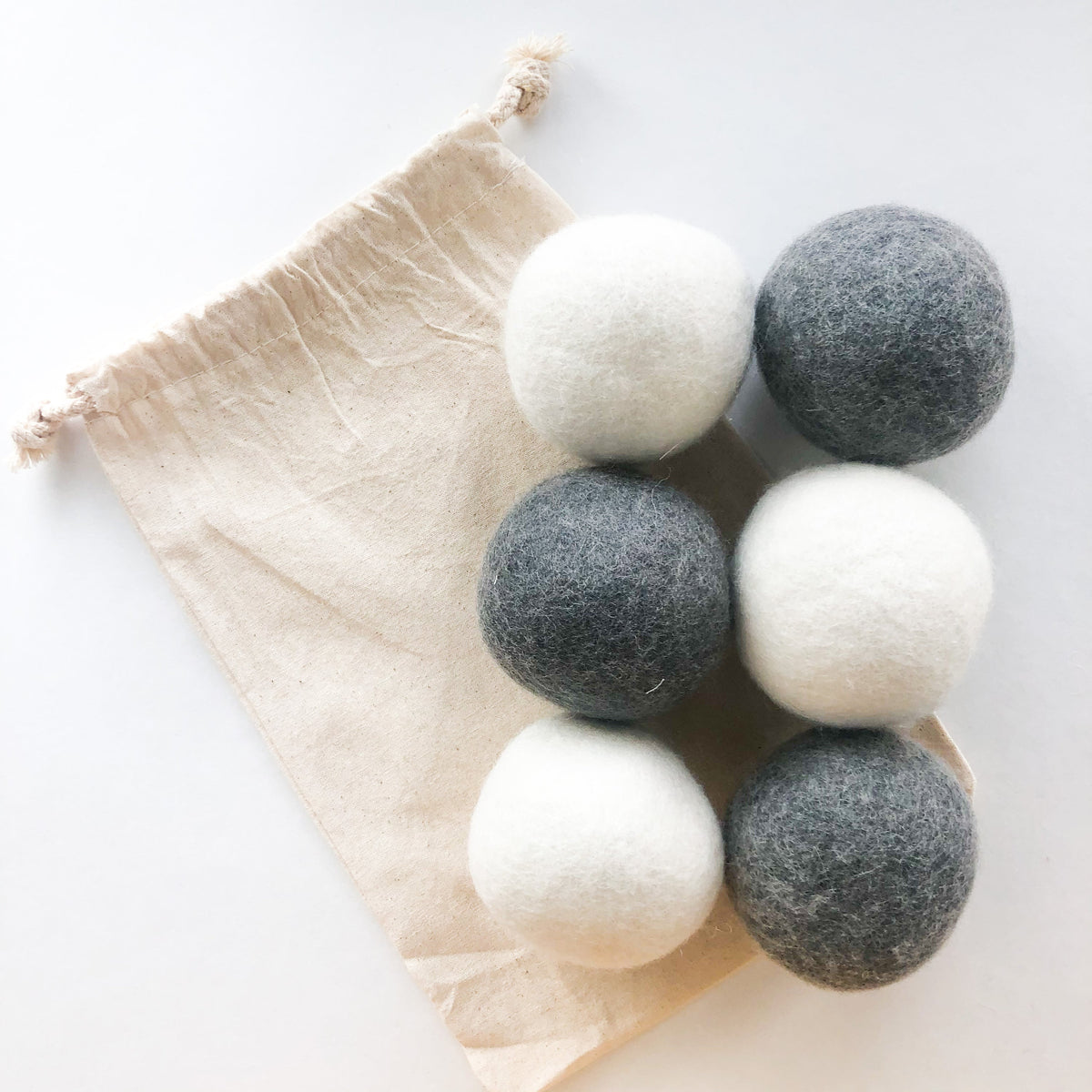 Natural Wool Dryer Balls | Organic Handmade 100% New Zealand Wool