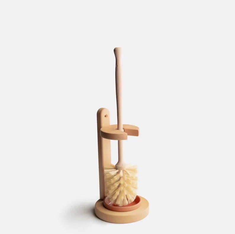 Sisal Toilet Brush with Beechwood Stand
