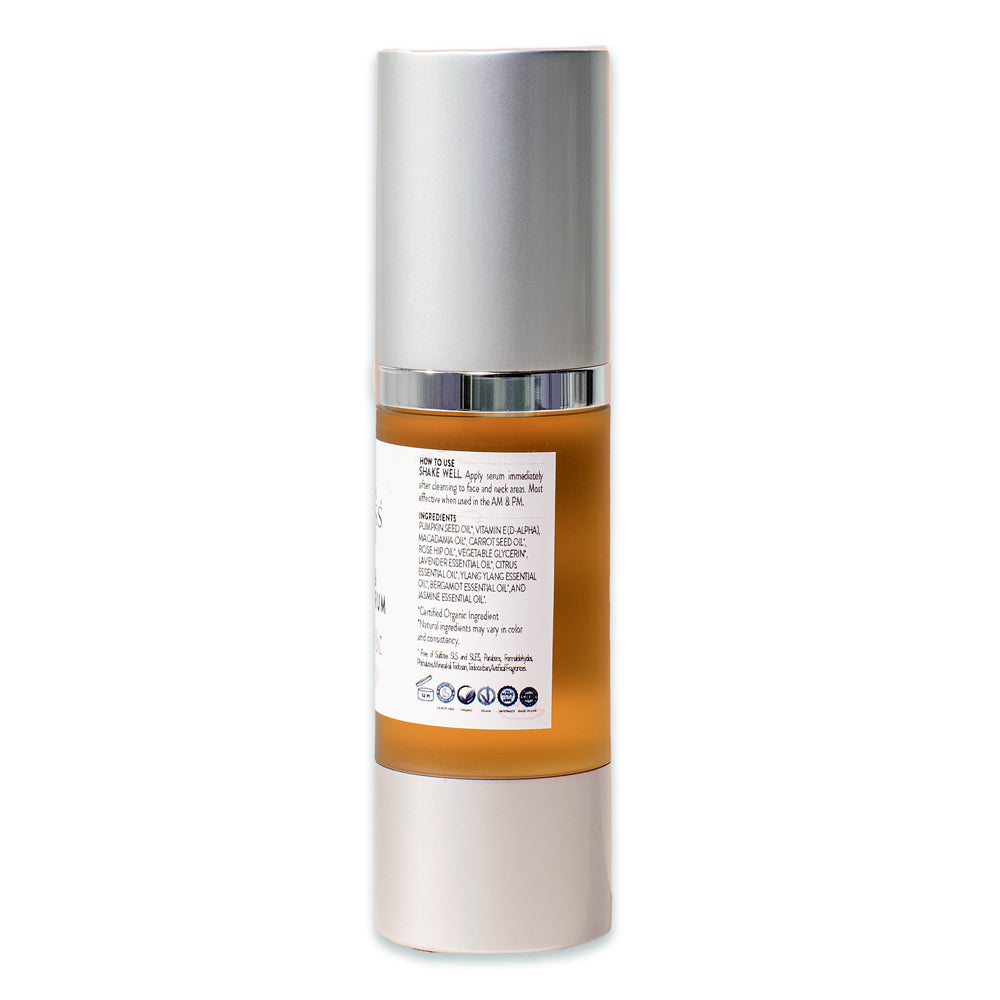 Organic Pumpkin + Vitamin E Serum | Instant Glow Treatment