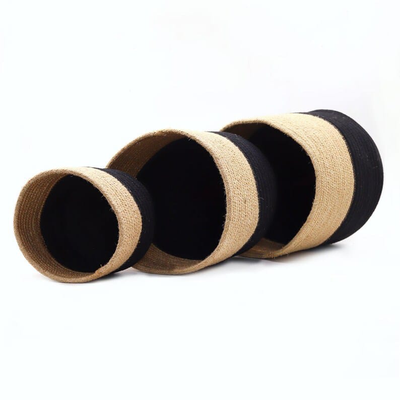 Handwoven Jute Planter Set Of 3
