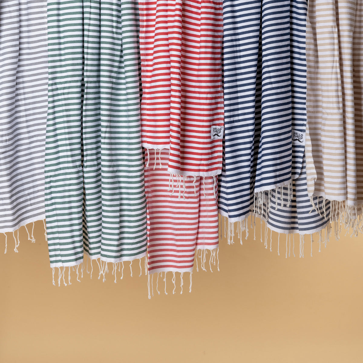Soni Turkish Towel Black Striped