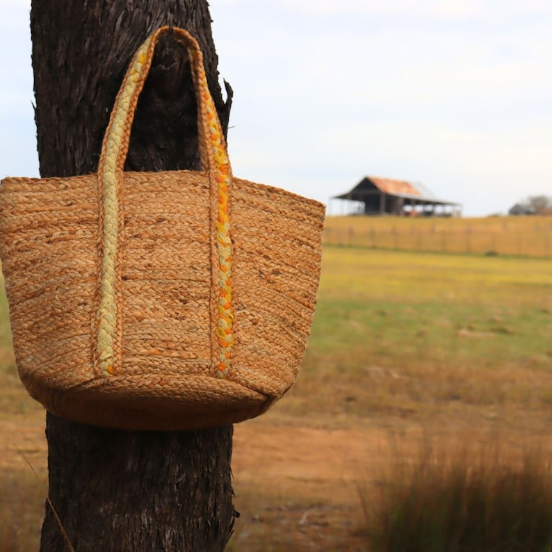 Handwoven Market Tote Bag