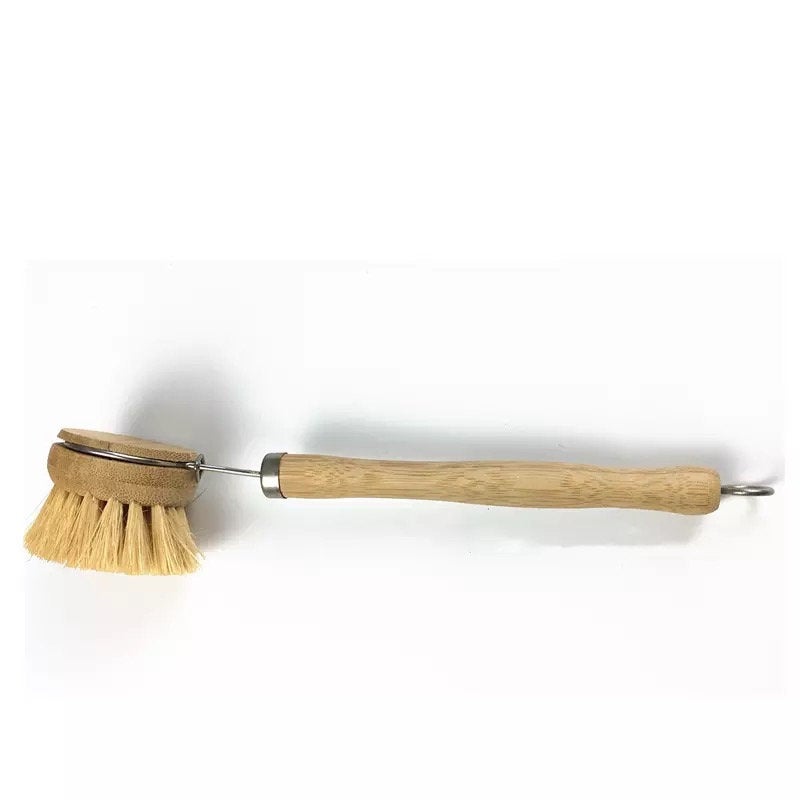 Bamboo Sisal Dish Brush | Replaceable Head Kitchen Brush