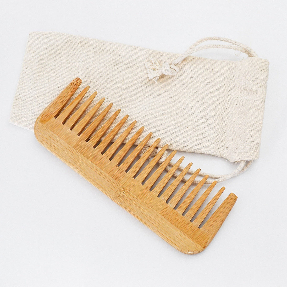 Bamboo Wide-Tooth Detangling Comb