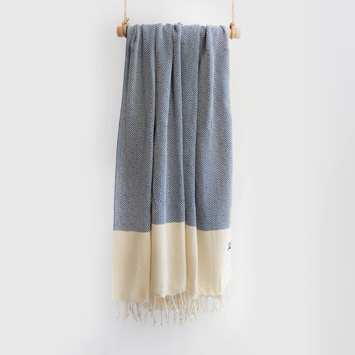Otto Blue Handwoven Turkish Towel