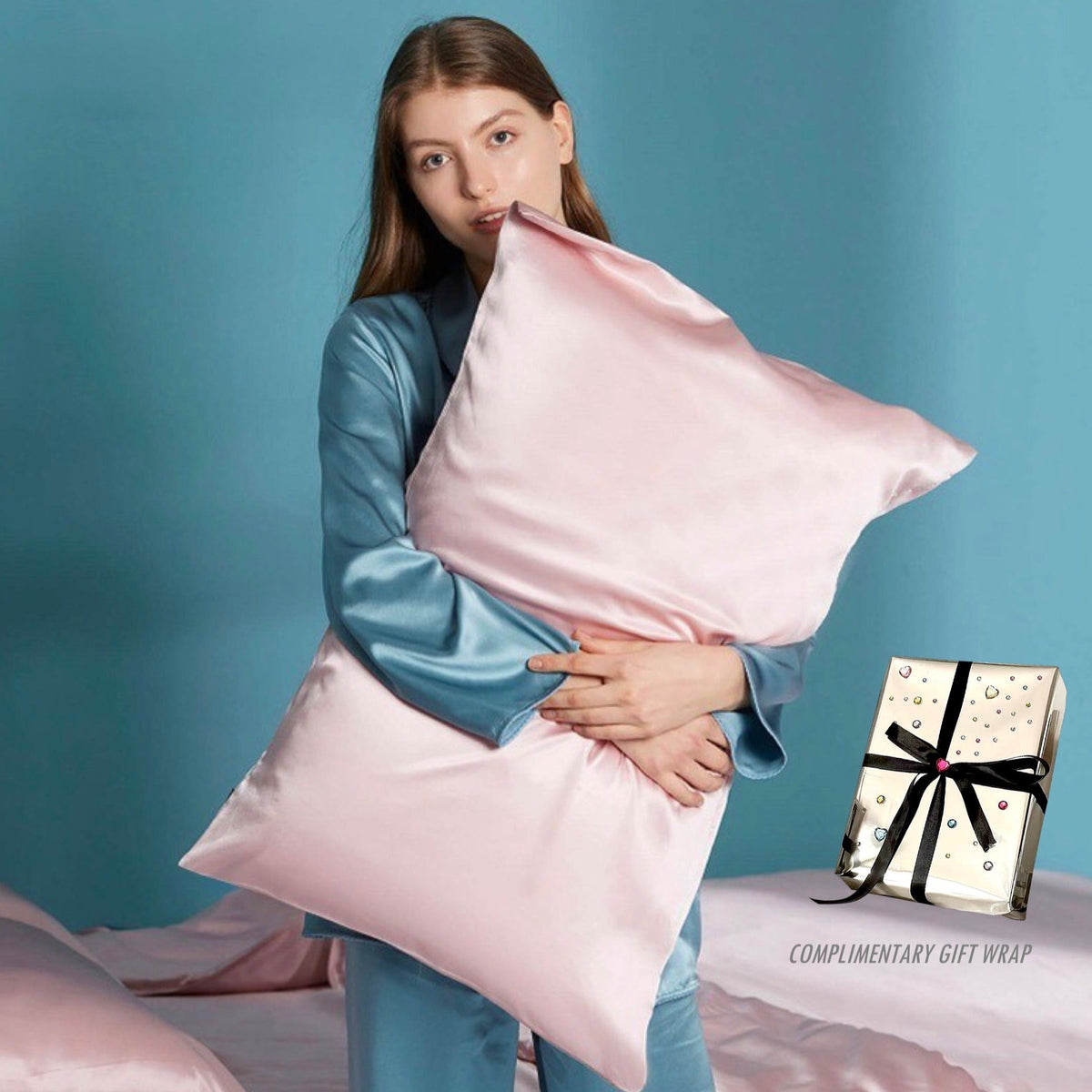 Organic Mulberry Silk Pillowcase Gift Set